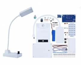 DIY Kit LED Dimming Table Lamp DC 3.7V-5V Electronic Soldering Practice Kit with Rechargeable 18650 Lithium Battery